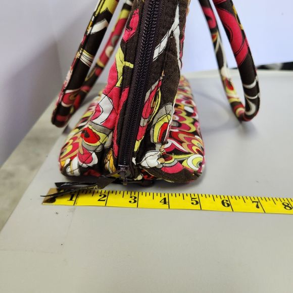 Vera Bradley Shoulder Bag & Zippered Wallet Retired Puccini Print - Picture 7 of 16